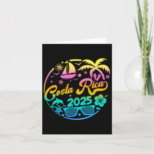 Costa Rica 2025 Family Vacation Beach Matching Gro Card