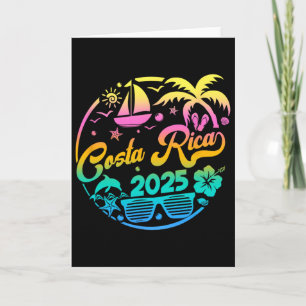Costa Rica 2025 Family Vacation Beach Matching Gro Card
