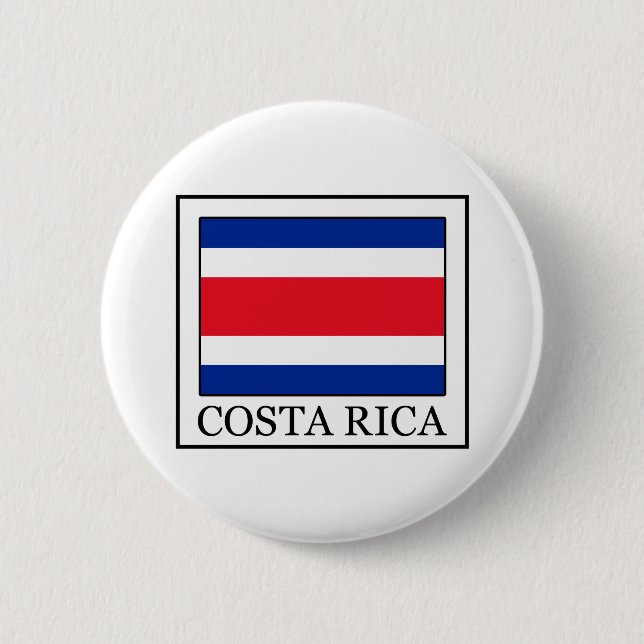 Costa Rica 6 Cm Round Badge (Front)