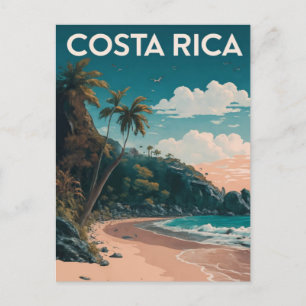 Costa Rica Beach Pura Vida  Holiday Postcard