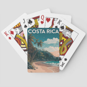 Costa Rica Beach Pura Vida  Playing Cards