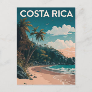 Costa Rica Beach Pura Vida Postcard