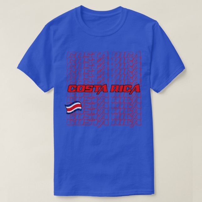 Costa Rica Cascade text 1 T-Shirt (Design Front)