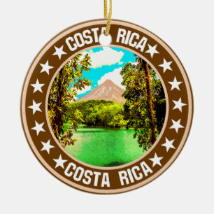 Costa Rica Ceramic Tree Decoration