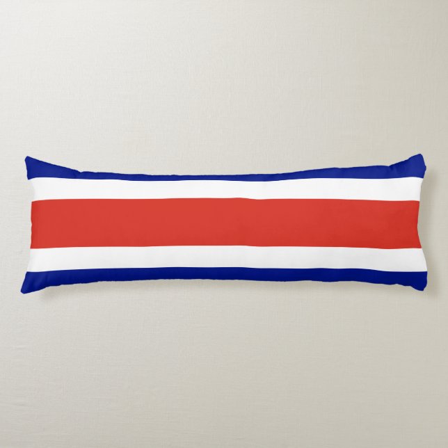 Costa Rica Civil Flag Body Cushion (Front)