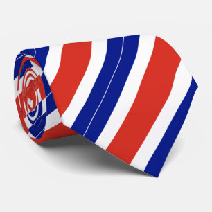 Costa Rica Civil Flag Tie