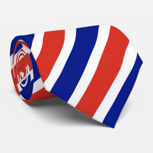 Costa Rica Civil Flag Tie