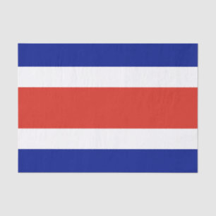 Costa Rica Civil Flag Tissue Paper