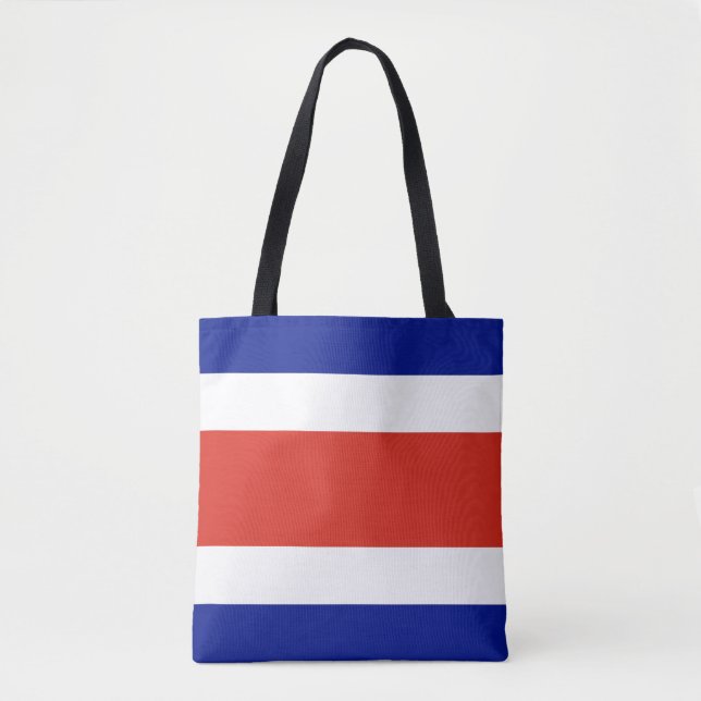 Costa Rica Civil Flag Tote Bag (Front)