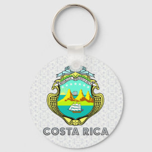 Costa Rica Coat of Arms Key Ring