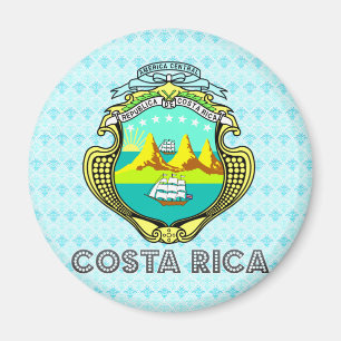 Costa Rica Coat of Arms Magnet