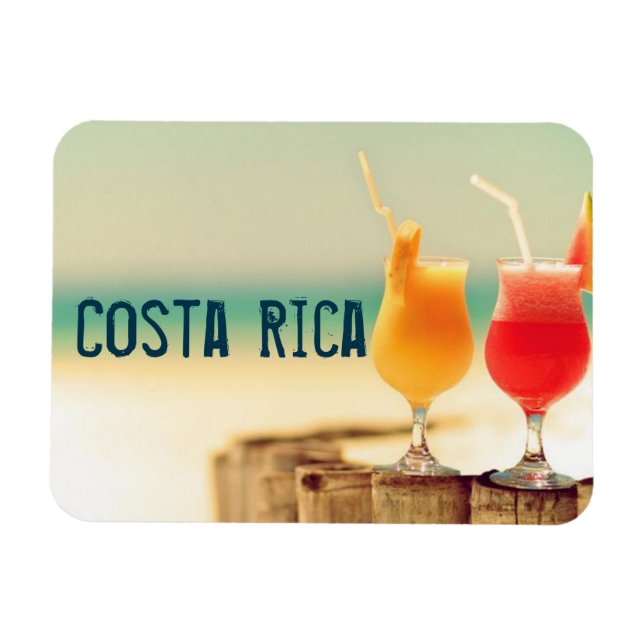 Costa Rica cocktails Magnet (Horizontal)