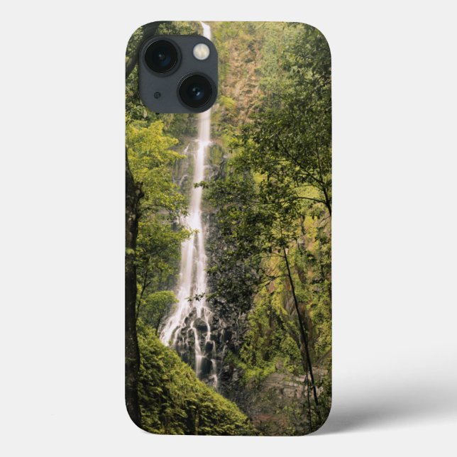 Costa Rica, Cocos Island, Wafer Bay Waterfall Case-Mate iPhone Case (Back)