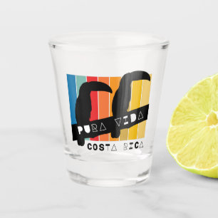 Costa Rica Colourful Toucan Pura Vida Souvenir Shot Glass