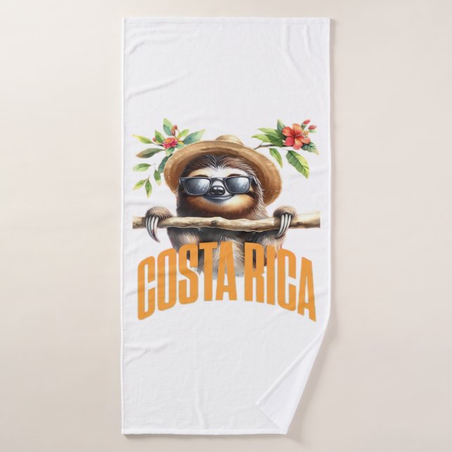 Costa Rica cool sloth Classic T-Shirt Bath Towel (Bath Towel)