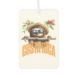 Costa Rica cool sloth Classic T-Shirt Car Air Freshener