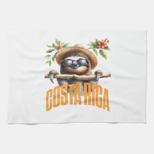 Costa Rica cool sloth Classic T-Shirt Tea Towel