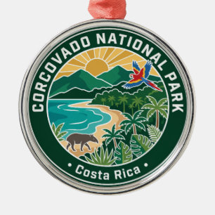 Costa Rica Corcovado National Park Metal Tree Decoration
