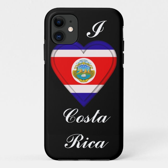 Costa Rica Cost Rican Flag Case-Mate iPhone Case (Back)