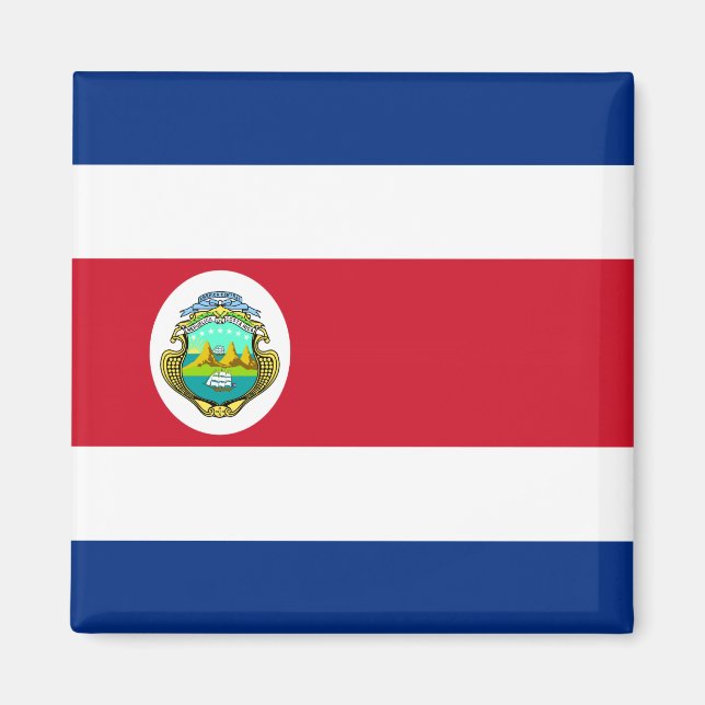 Costa Rica – Costa Rican National Flag Magnet (Front)