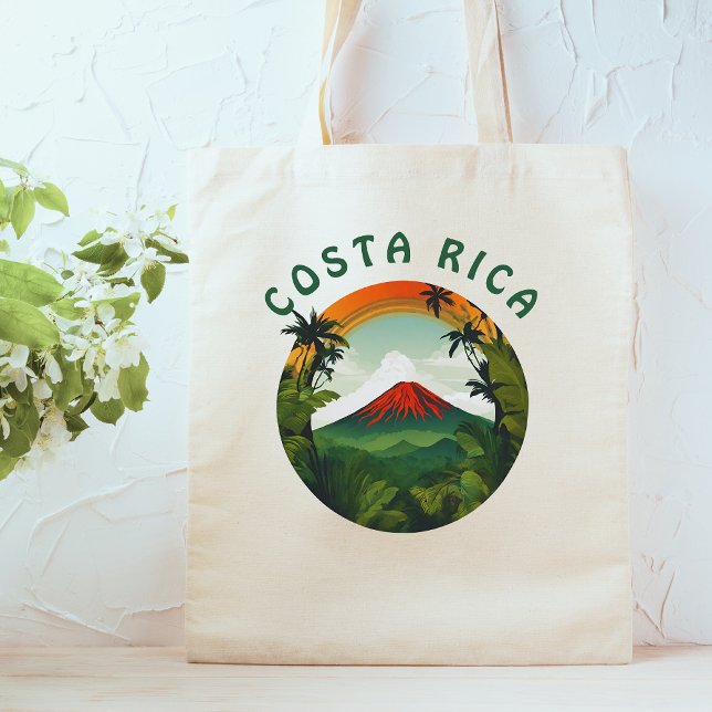 Costa Rica Custom Volcano Tote Bag (Creator Uploaded)