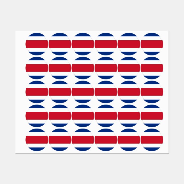 Costa Rica flag (Sheet)