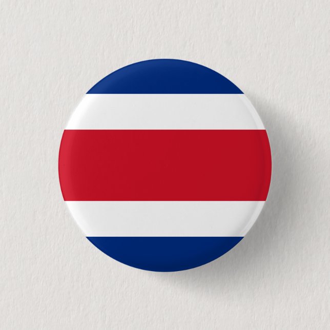 Costa Rica Flag 3 Cm Round Badge (Front)