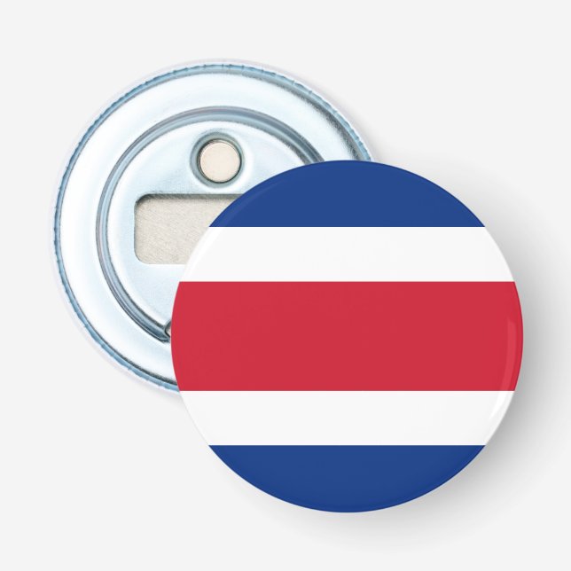 Costa Rica flag Bottle Opener (Front)