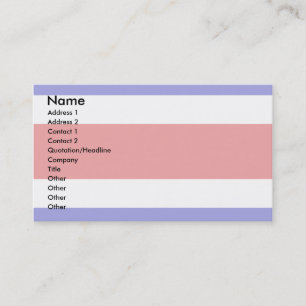 Costa Rica Flag Business Card