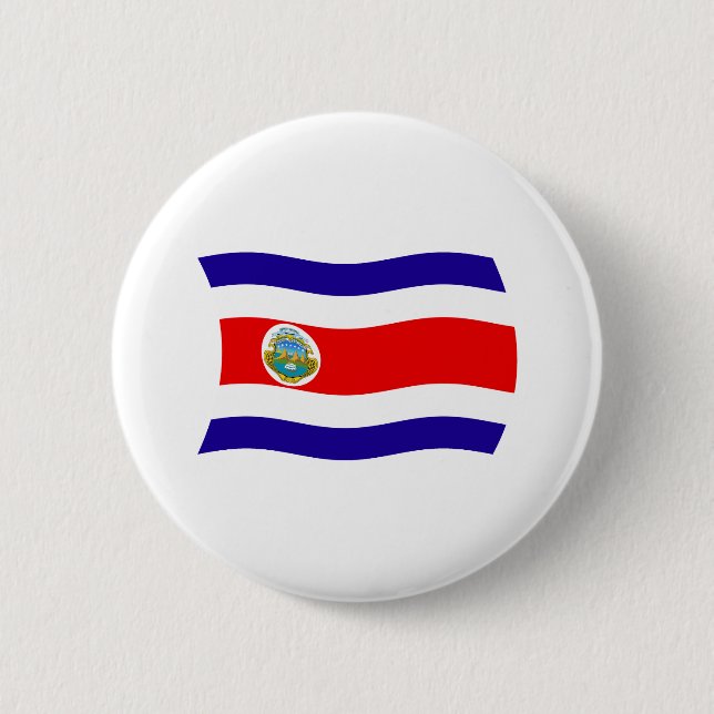 Costa Rica Flag Button (Front)