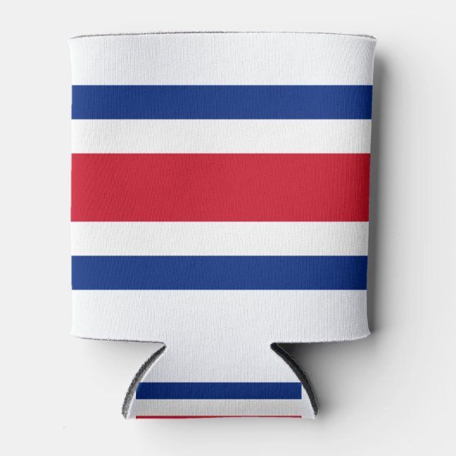 Costa Rica Flag Can Cooler (Front)