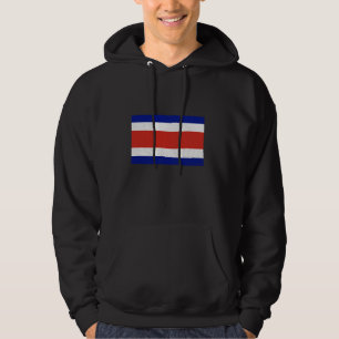 Costa Rica Flag Costa Rican Root Vintage Costa Ric Hoodie