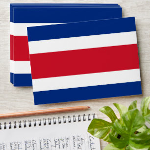 Costa Rica flag Envelope