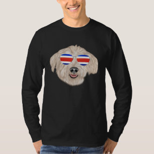 Costa Rica Flag Glen of Imaal Terrier Dog Tico Poc T-Shirt