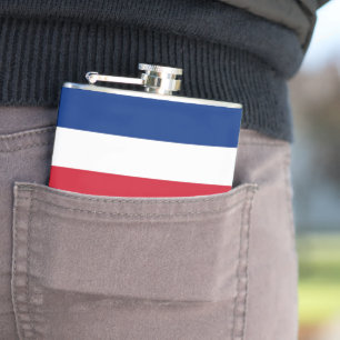 Costa Rica flag Hip Flask