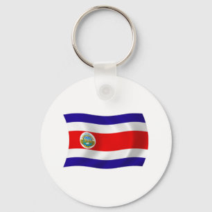 Costa Rica Flag Keychain