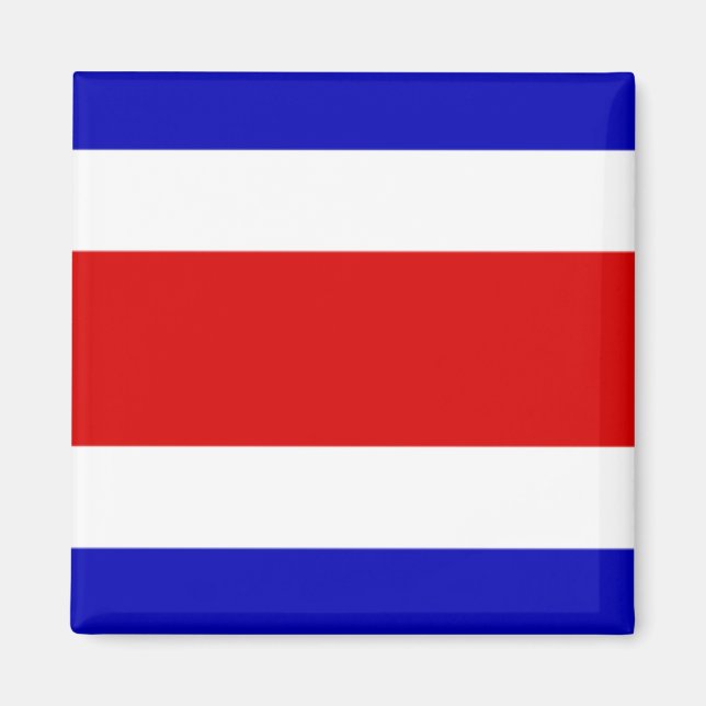 Costa Rica flag Magnet (Front)