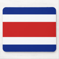 Costa Rica Flag Mousepad