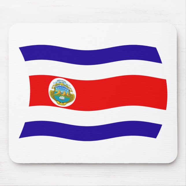 Costa Rica Flag Mousepad (Front)
