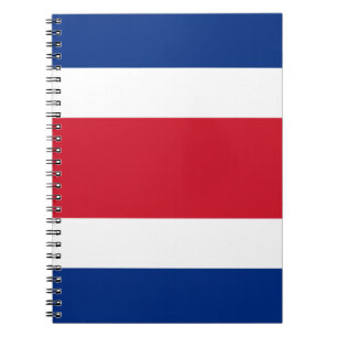 Costa Rica flag Notebook
