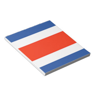 Costa Rica Flag Notepad