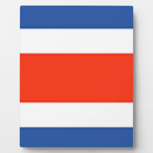 Costa Rica Flag Plaque