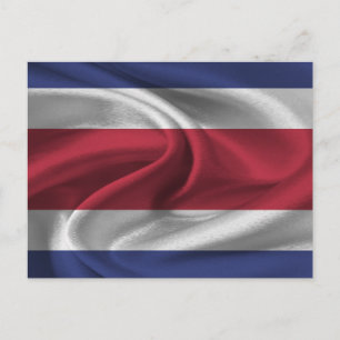 Costa Rica Flag Postcard