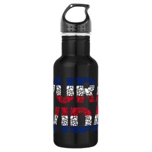 Costa Rica Flag Pura Vida 532 Ml Water Bottle