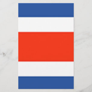 Costa Rica Flag Stationery