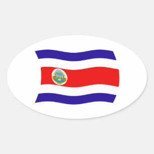 Costa Rica Flag Sticker