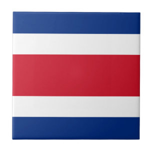 Costa Rica flag Tile