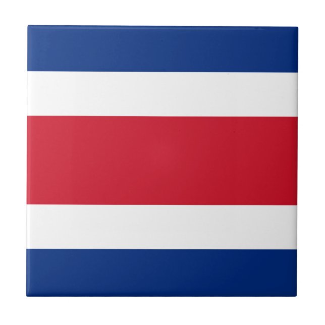 Costa Rica flag Tile (Front)