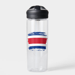 Costa Rica flag Water Bottle