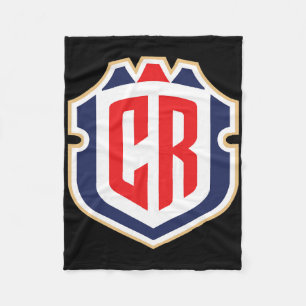 Costa Rica Footbyll (soccer) Fanclub Fleece Blanket